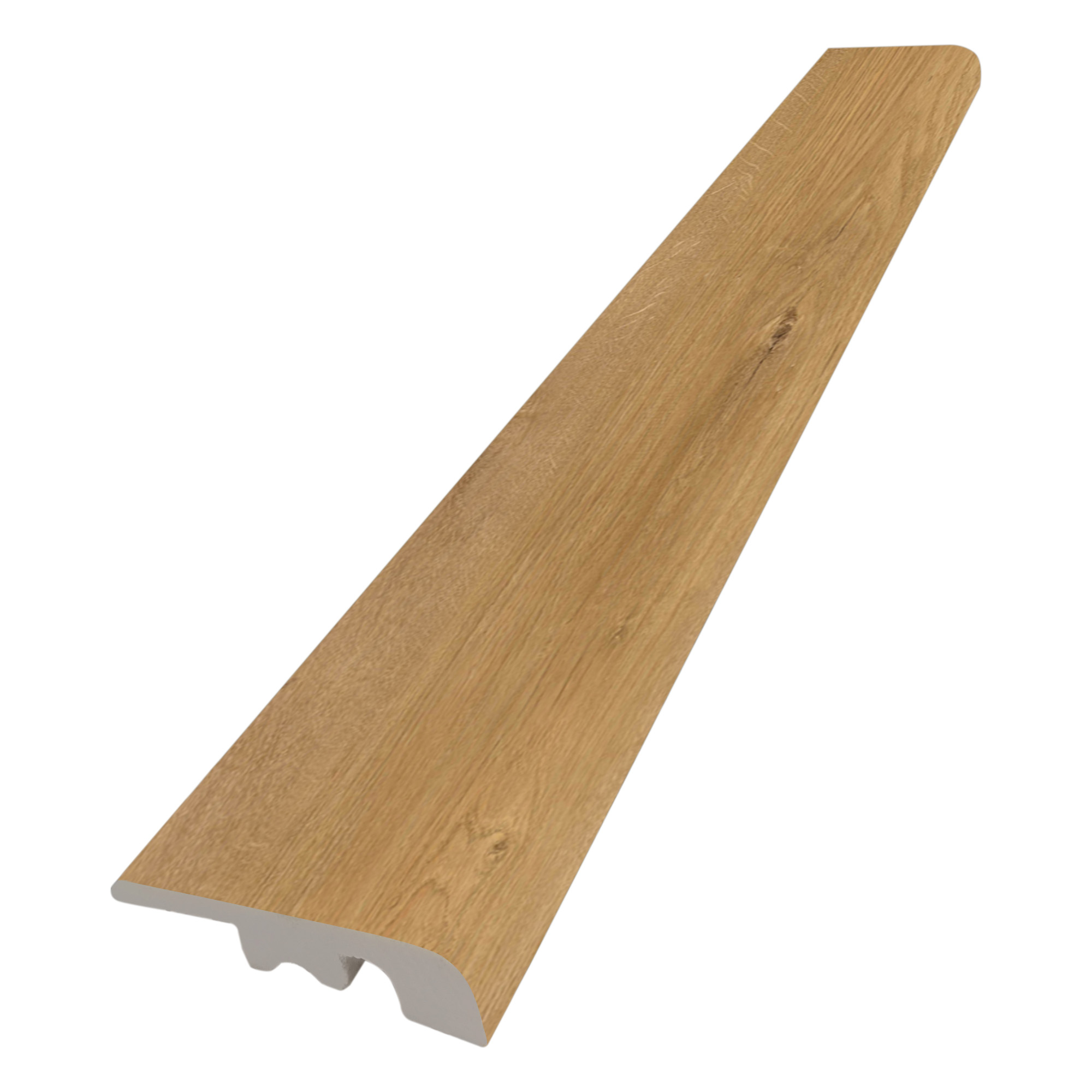 Bambino Series BB-XII-E End Cap, 94-1/2 in L, 1.378 in W, 0.394 in Thick, SPC, Naples Parfum
